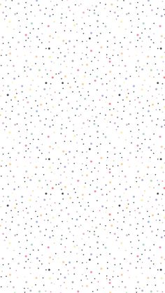 a white background with multicolored dots