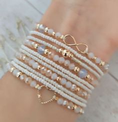 Fancy Beaded Bracelets, Braslets Designs, Girly Bracelets, Inexpensive Jewelry, Preppy Jewelry, Handmade Jewelry Tutorials, Jewelry Accessories Ideas