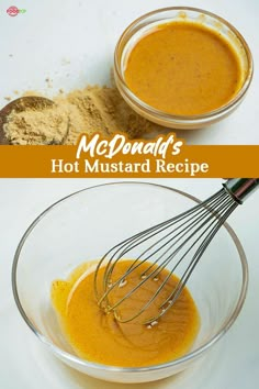 McDonald’s Hot Mustard Recipe Mcdonald's Hot Mustard Recipe, Sweet Hot Mustard Recipe, Hot Pepper Mustard Recipe, Pepper Mustard Recipe, Hot Mustard Recipe, Mcdonalds Hot Mustard, Hot Mustard Sauce, Mcdonalds Recipes, Hot Mustard