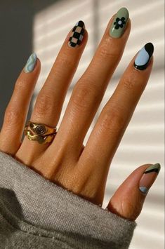 #fallnails #fall #summernails #kyliejennernail #swirlnails #nailsofinstagram #naildesigns #nailart #nailideas #stilettonails #acrylicnails #roundnails #coffinnails almond nails Almond, Nail Polish, Nail Art, Ring, Nails, Design, Art, Nail Arts