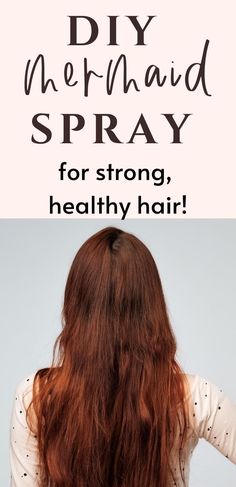 Frizzy Hair Remedies Diy, Healthy Hair Spray Diy, Hair Spritz With Essential Oils, Homemade Detangler Spray For Kids, Home Made Detangler Spray, Mermaid Hair Essential Oils Recipe, Mermaid Hair Essential Oils