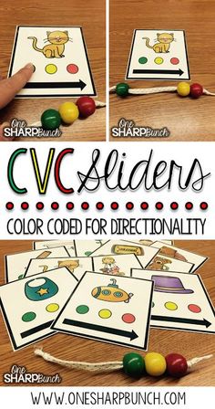 the color code for different shapes and colors is shown with text that reads cvc sidens