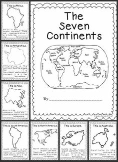 the seven continents worksheet