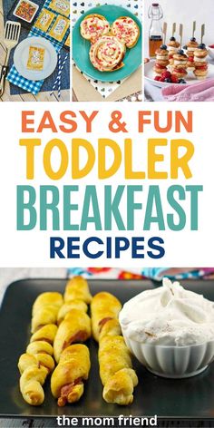 easy and fun toddler breakfast recipes