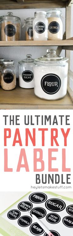 the ultimate pantry label bundle is here