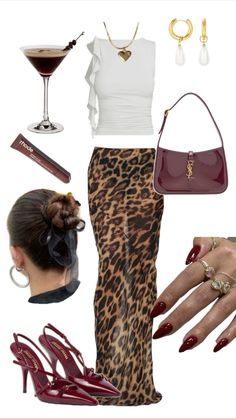 Cheetah Aesthetic Fashion, Lunch Outfit Ideas Casual, Cheetah Skirt Outfit, Cheetah Print Outfits, Leopard Print Outfits, Brunch Outfit, Mode Inspo, Going Out Outfits