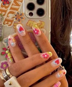 Nail Design Glitter, Colorful Nail, Nagel Tips, Smink Inspiration, Minimal Nails, Minimalist Nails, Dream Nails, Fire Nails, Funky Nails