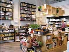 a store filled with lots of different types of food