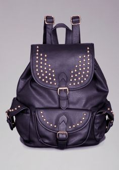 bebe mobile: Women's Clothing & Apparel, Dresses, Tops, Jeans, Shoes, Bags, and More Studded Backpack, Jeans Shoes, Clothing Apparel, Leather Backpack, Fashion Backpack, Slots, Women Handbags, Women's Clothing, Backpacks