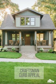 a house that is sitting in the grass