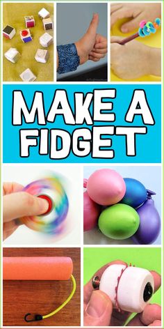 12 Fun DIY Fidget Toys for Kids Making Fidget Toys, Diy Popit Fidget Toys, Figits Toys Diy, Diy Figits Easy, Handmade Fidget Toys, Figit Toys Homemade, How To Make Fidgets, Diy Figets Toys, Diy Fidgets For Kids