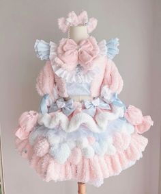 costume_min on ig Bunny Costume Aesthetic, Dollcore Outfits, Magical Girl Outfit, Art Outfits, Lolita Outfits, Club Outfit Ideas, Pastel Fashion, Kawaii Fashion Outfits, Estilo Punk