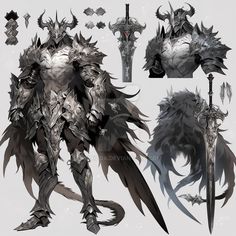 some sort of armor that looks like a demon