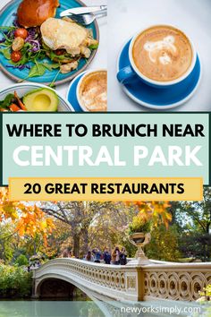 the central park is full of food and drink