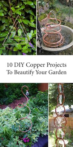 the top ten diy copper projects to beauify your garden