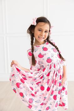 Star Student Pocket Twirl Dress-Mila & Rose ® Dress For School, Mila Rose, Star Student, Tuxedo Accessories, Star Students, Girls Dress Outfits, Toddler Flower Girl Dresses, Infant Flower Girl Dress