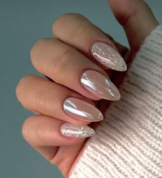 Wedding Nails With Silver, Moh Nails, Milky Nails, Casual Nails, Thanksgiving Nails, Bridal Nails, Chic Nails, Fancy Nails, Holiday Nails