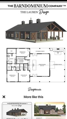 the floor plan for this modern house