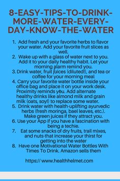 Here are the 8 tips on how to make you drink more water if you don't enjoy plain water. Optimal hydration is critical to your physical and mental health. How To Make You, Plain Water, Fruit Slice, Drink More Water, More Water, Morning Food, Fruit Juice, The 8, Healthy Drinks