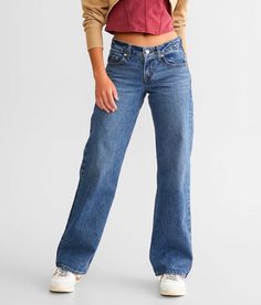 Levi's® Low Loose Jean - Women's Jeans in Real Recognize Real | Buckle American Eagle Low Rise Jeans, Levi’s Low Rise Jeans, Cute Levi Jeans, Baggy Levi Jeans Outfit, Levi's Jeans Women, Levi’s Low Loose Jeans, Levi Low Loose Jeans, Levis Low Rise Jeans, Levis Low Loose Jeans