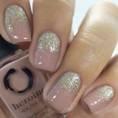 Primark Nails, Nails 2015, Nails Neutral, Glitter Gradient, Bridal Nail Art, Aesthetic Nails, Bare Minimum, November 1st