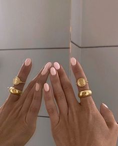 Casual Nails, Nail Jewelry, Minimalist Nails, Dream Nails, Classy Nails, Funky Nails, Pretty Acrylic Nails, Chic Nails, Stiletto Nails