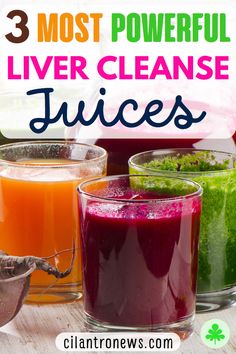 You'll find the 3 most powerful liver cleanse juice recipes here. These easy juices help remove stones, gravel and toxins from your liver and gallbladder naturally. These drinks reverse alcohol fatty liver. Check out the best juices to flush out toxicants from your liver and kidney. If you wonder how to detox your gut, here is the best natural drink. One recipe includes a green juice and another one comprises among others juices beet juice. Liver Detox Juice, Liver Detox Drink, Liver Cleanse Juice, Healthy Liver Diet, Cleanse Juice, Liver Recipes, Detox Your Liver, Cleanse Your Liver