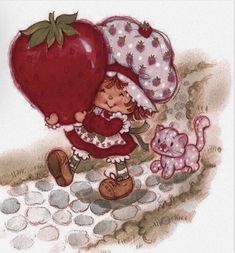 Strawberry Shortcake Pictures, Strawberry Shortcake Cartoon, Strawberry Shortcake Characters, Arte Monster High, Strawberry Shortcake Doll, Vintage Strawberry Shortcake, Phone Themes, Strawberry Shortcake, Pink Aesthetic