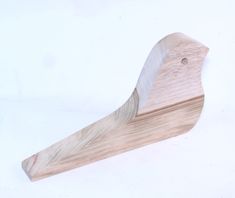 a piece of wood that has been cut in half