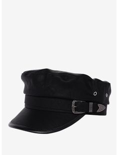 Cabbie Hat Outfit, Goth Wishlist, Glowup Ideas, Goth Hats, Coquette Wardrobe, Aesthetic Hats, Punk Hat, Cyberpunk Accessories, Drawing Random