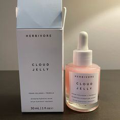 Herbivore Cloud Jelly Plumping Hydration Serum 30 Ml 1 Fl Oz Full Size Nib Cloud Jelly Serum, Pink Bubble Cleanser, Herbivore Products, Herbivore Moisturizer, Mask Powder, Pink Skincare, Jelly Cleanser, Hydration Serum, Serum Face