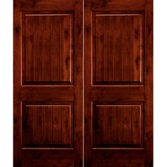 an image of two wooden doors with woodgrains on the top and bottom panels