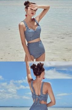 Korean Swimsuit, Lingerie Vintage, Tankini Swimsuits For Women, Tankini Swimsuits, Outfits Casual, Mode Vintage, Tankini Top