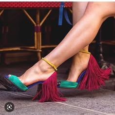 Reposhing This Item. Unfortunately, They Did Not Fit. But Man, Are They Fantastic. Willing To Trade. Dancing Ballroom, Louboutin Online, Fringe Heels, Heels Red, Fun Heels, Gorgeous Heels, Costume Shoes, Salsa Dancing, Heels Fashion