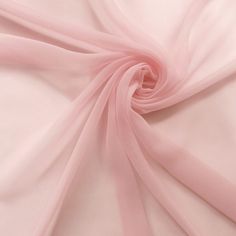 chiffon-fabric-blush-pink Pink Chiffon, Red Suit, Organza Fabric, Pink Outfits, Pink Silk, Pink Fabric, Fashion Fabric, Silk Chiffon, Sheer Fabrics