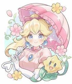 Super Mario Bros Games, Peach Art