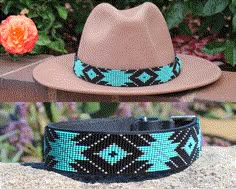 Chapeau Cowboy, Looks Country, Saint Barth, Bead Loom Patterns, Loom Patterns, Leather Pieces