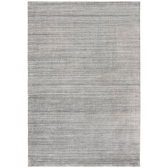 a gray rug with horizontal stripes on the top and bottom, it has a white background