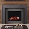 Modern Ember Leavitt Wood Fireplace Mantel Surround Kit in Unfinished | 56" x 42" Opening | 80" x 54" Overall | Minimal Modern Aesthetic | Includes Poplar Wooden Mantel Surround & Shelf