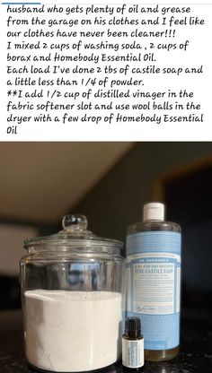 the ingredients to make homemade face wash