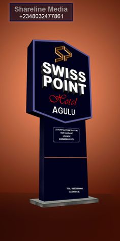 pylon board design Popup Stand, Signage Design Ideas, Restaurant Lounge, Signage Design, Swimming Pools, Design Ideas, Swimming