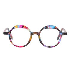 Yerk Round Purple Glasses - Aoolia.com Colorful Glasses Frames, Colorful Glasses, Purple Glasses, Olive Clothing, Pink Eyeglasses, Women's Glasses, Red Glasses, Round Eyeglasses, Glasses Online