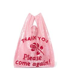 Bad Mouth, Cotton Shopping Bags, Red Tote Bag, Style Lookbook, Red Tote, Red Purses, Red Handbag, Handbags Tote, Pink Sequin