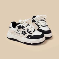 Friendly Panda Chunky Casual Shoes - Women's - Bobo's House Panda Shoes, Asian Crafts, Korean Shoes, Womens Tennis Shoes, Chunky Shoes, Unisex Shoes, Sole Shoes, Chunky Platform, Chunky Sneakers