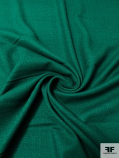 the green fabric is very soft