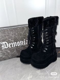 Demonia Boots, Goth Shoes, Alt Outfits, Image Swag, Fantastic Shoes, Fancy Shoes, Cute Fall Outfits, Goth Outfits, Pretty Shoes