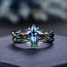 Gothic Engagement Ring, Cute Engagement Rings, Alexandrite Ring, Magical Jewelry, Fairytale Dress, Pretty Jewelry, June Birthstone, Fancy Jewelry, Cute Rings