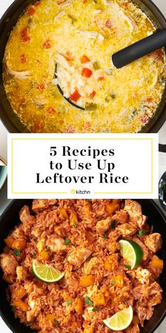 5 recipes to use up leftover rice in the slow cooker or skillet