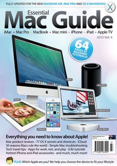 the cover of mac guide magazine with various electronic devices and gadgets on it's front page