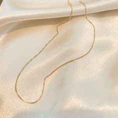 14k gold filled box chain. Perfect for layering! Goes with any necklace or looks edgy even on its own. The perfect basic chain for your jewelry wardrobe. Waterproof and made to live in! Handcrafted. Free shipping on all U.S orders. Dainty Box Chain Link Necklace, Everyday Gold Plated Box Chain Necklace, Minimalist Rose Gold Box Chain Necklace, Trendy Gold Box Chain Necklace, Simple Gold Chain Necklace Gift, Simple Gold Chain Necklace As Gift, Everyday 14k Gold Box Chain Necklace, 14k Gold Filled Box Chain Necklace, Gold 14k Gold-filled Box Chain Necklace